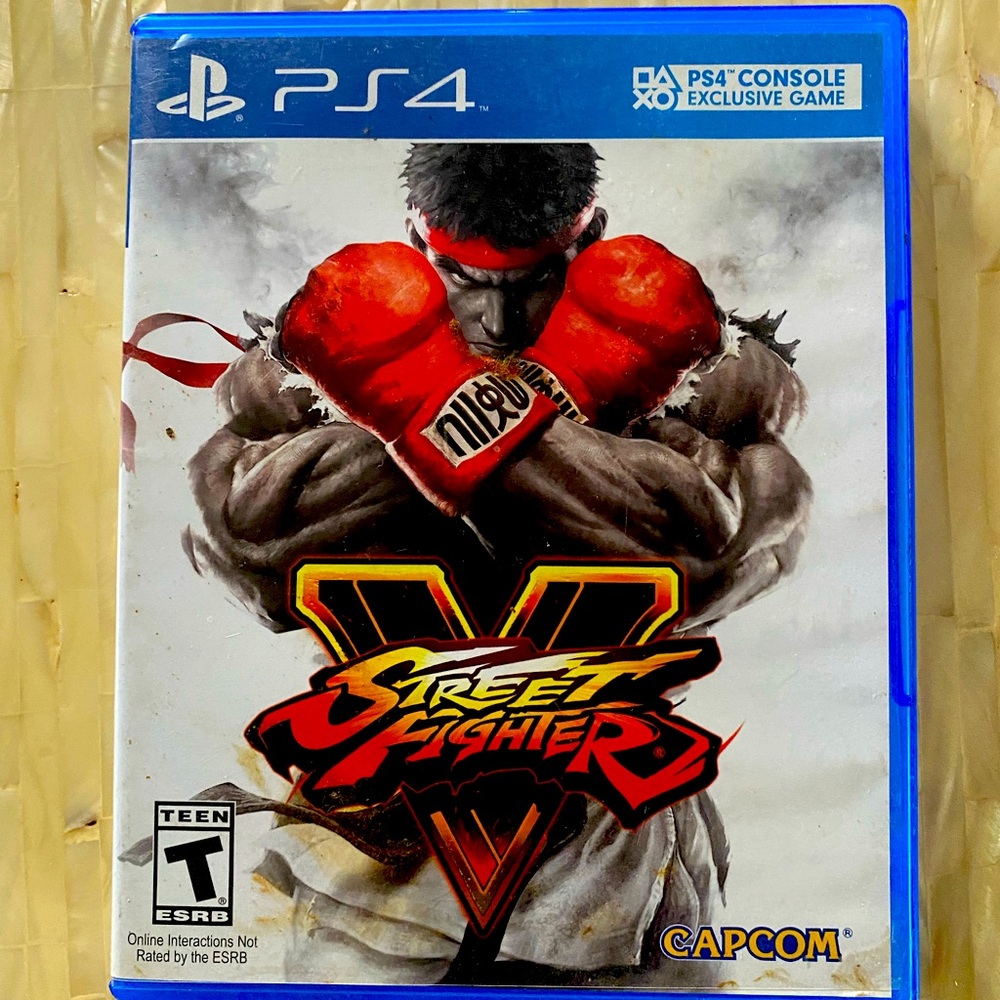 Street Fighter 5 video game for PS4